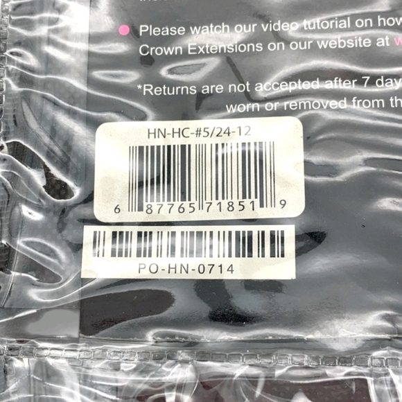 Remy 100% Premium Human Hair Brown With Highlights 5/24# - Picture 7 of 16